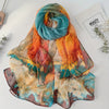 Chiffon Scarf - Tree Print