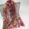 Chiffon Scarf - Parrot & Peony