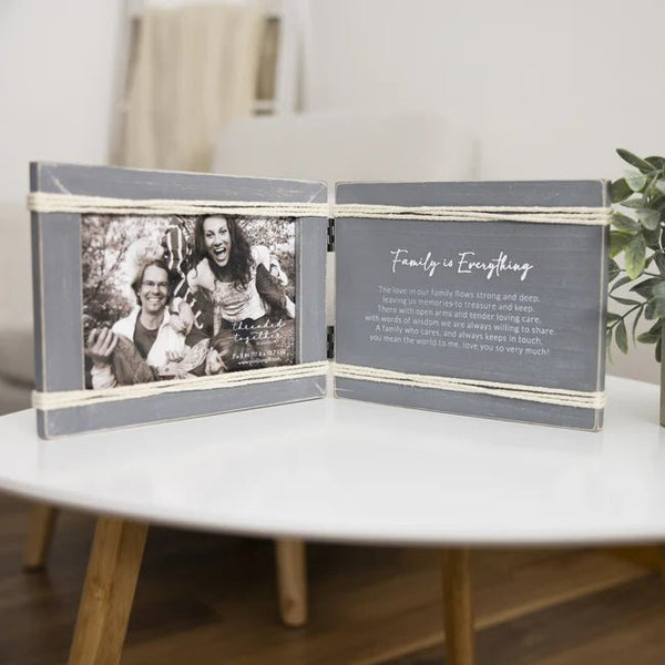 Family Is Everything - Hinged Sentiment Photo Frame - Lady of the Lake