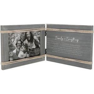 Family Is Everything - Hinged Sentiment Photo Frame - Lady of the Lake