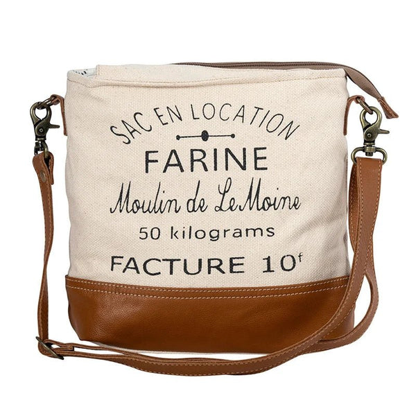 Farine Canvas Crossbody Bag - Lady of the Lake