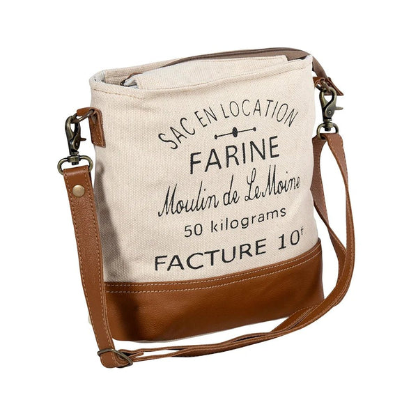 Farine Canvas Crossbody Bag - Lady of the Lake