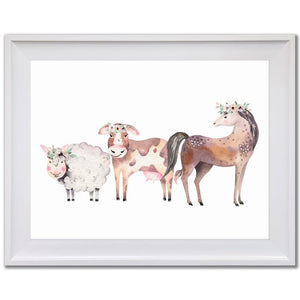 Farm Buddies I - Framed Canvas