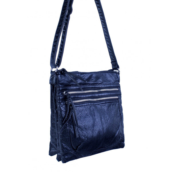 Faux Leather Satchel