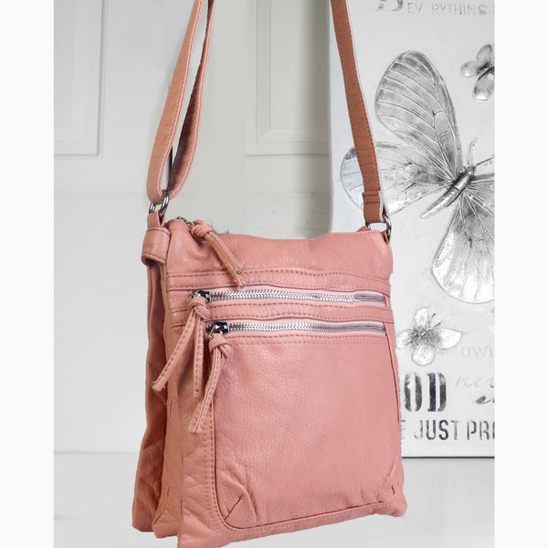 Faux Leather Satchel