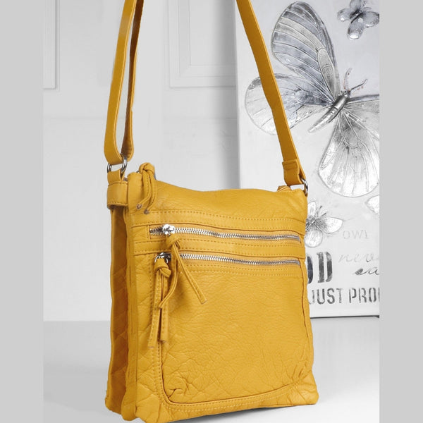 Faux Leather Satchel