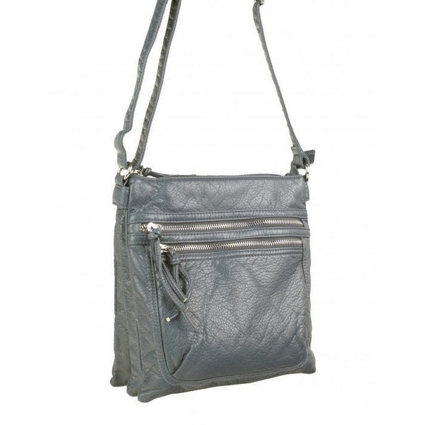 Faux Leather Satchel