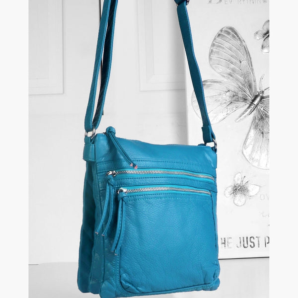 Faux Leather Satchel