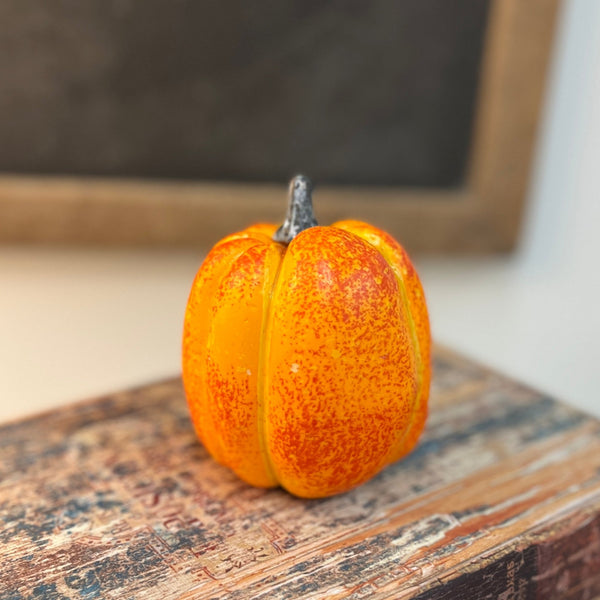 Faux Orange Pumpkin