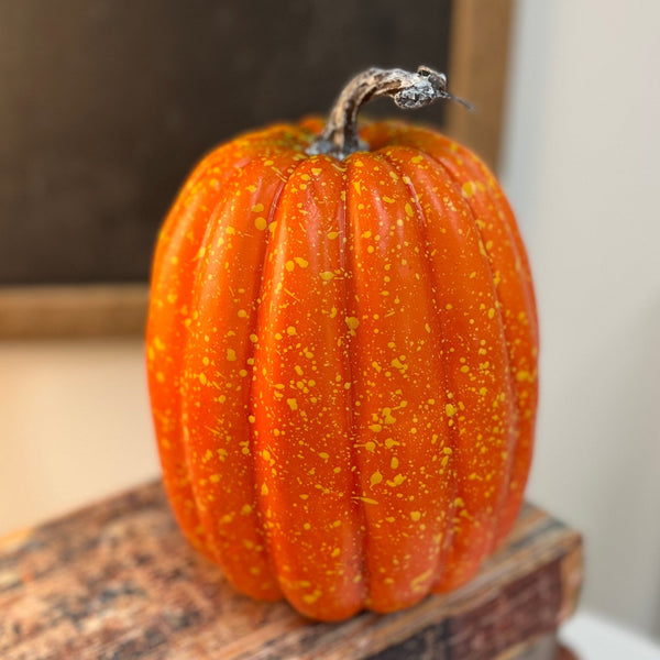 Faux Orange Pumpkin