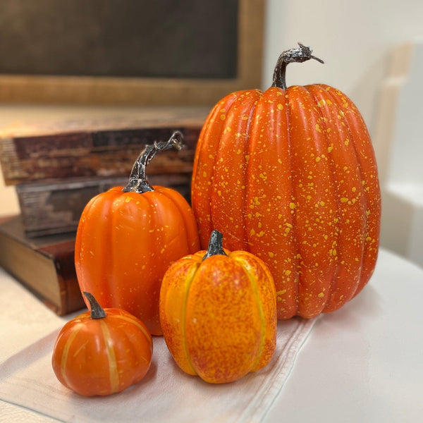 Faux Orange Pumpkin