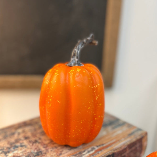 Faux Orange Pumpkin