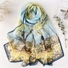Chiffon Scarf - Tree Print