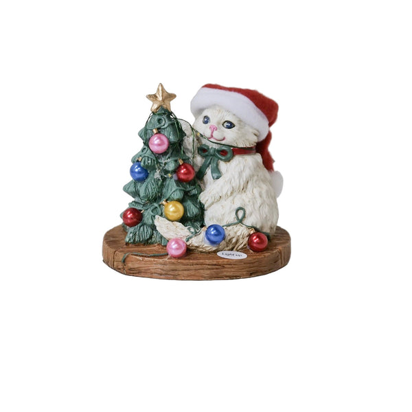 Festive Cat LED Figurine - Lady of the Lake