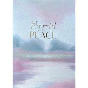 Find Peace - Greeting Card - Sympathy