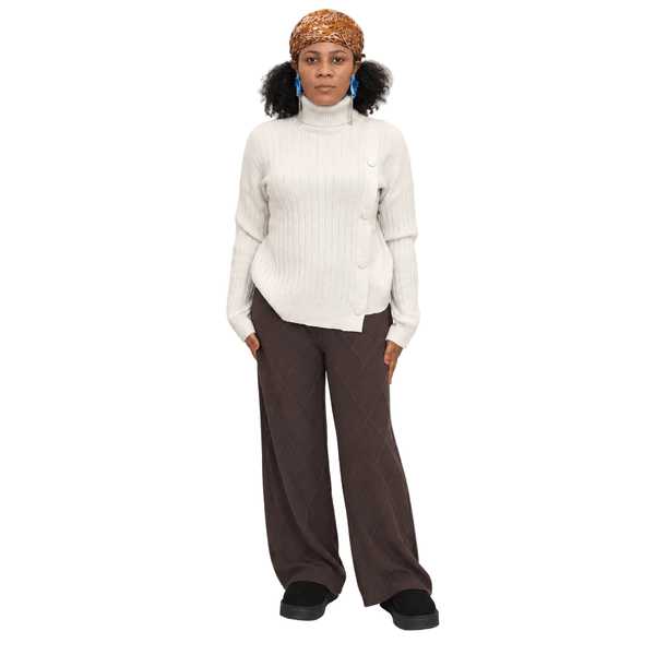 Fiona Pants With Diamond Stitching - Lady of the Lake
