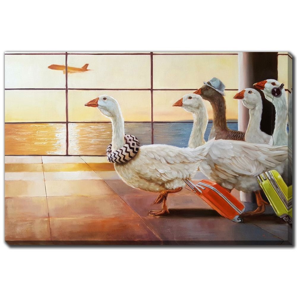 First Class Migration - Printed Canvas