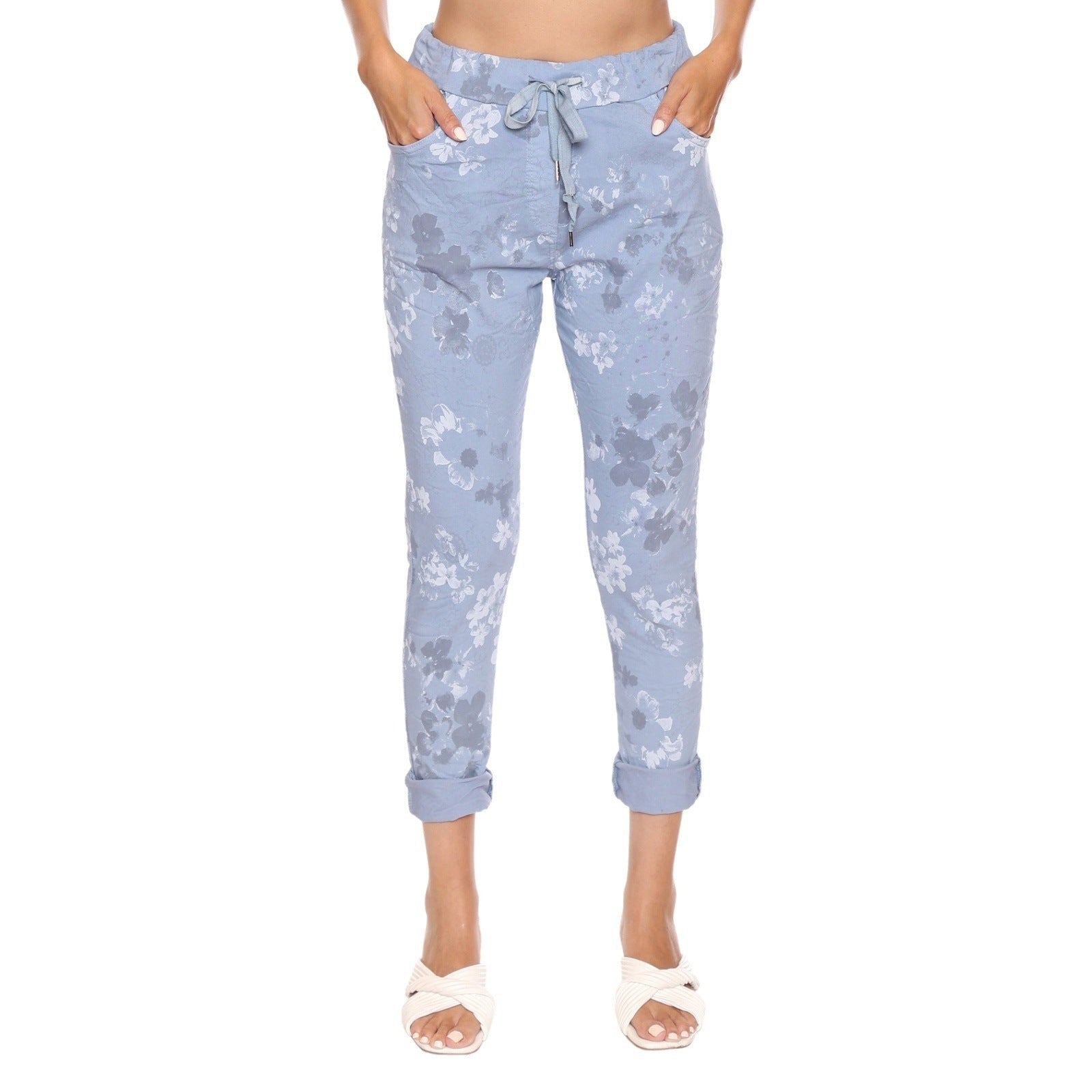 Flora Crinkle Pants - Lady of the Lake