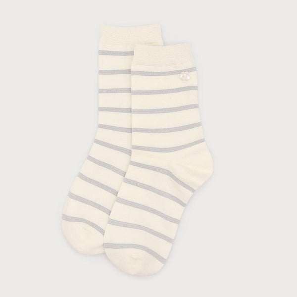 Floral Accent Socks - Lady of the Lake