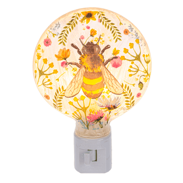 Floral Bee Night Light