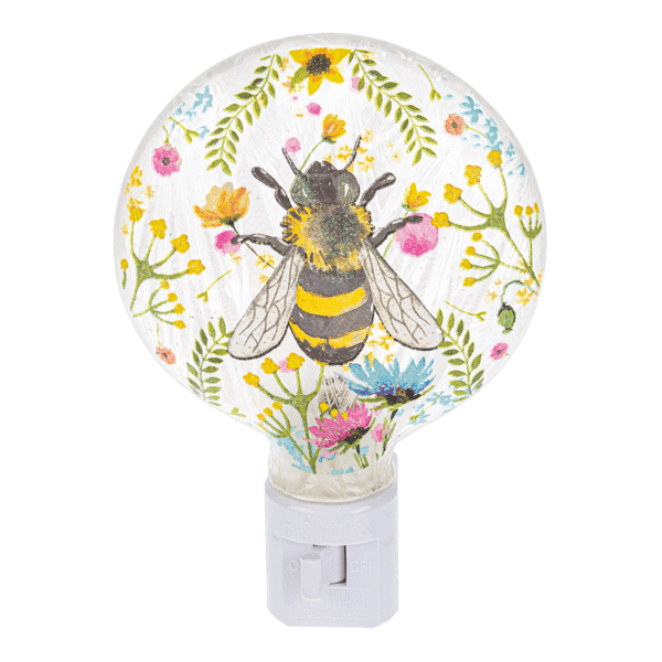 Floral Bee Night Light