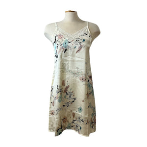 Floral Silk Feel Chemise