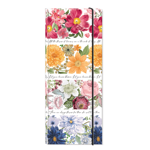 Floral Stripe Note - Folio - Lady of the Lake