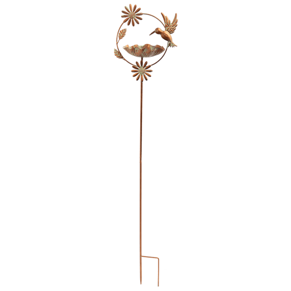 Flower Bird Feeder Garden Stake - Lady of the Lake