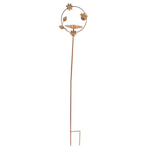 Flower Bird Feeder Garden Stake - Lady of the Lake