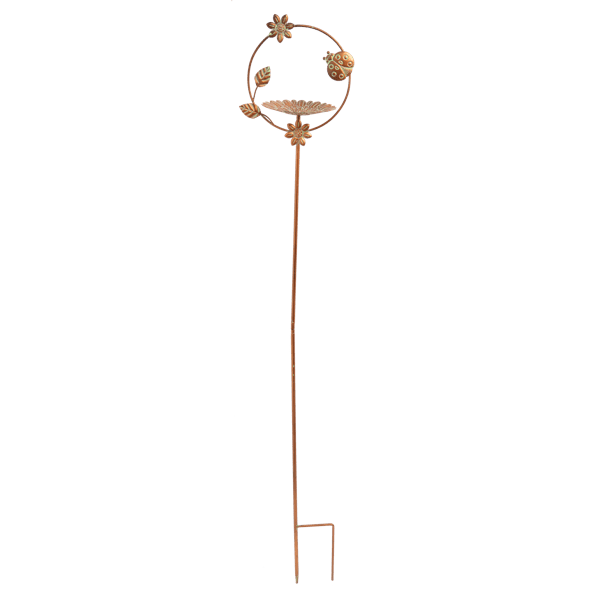 Flower Bird Feeder Garden Stake - Lady of the Lake