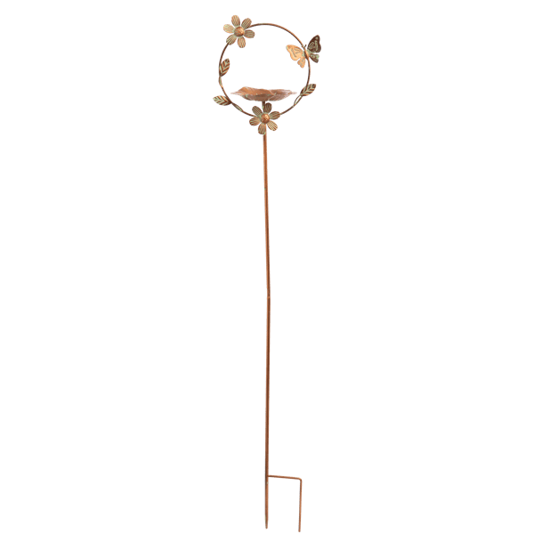 Flower Bird Feeder Garden Stake - Lady of the Lake