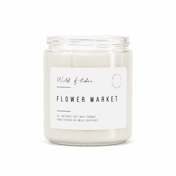 Flower Market Soy Wax Candle - Lady of the Lake