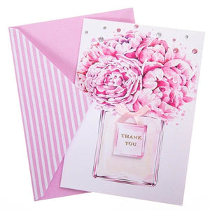 Flower Perfume - Greeting Card - Thank You
