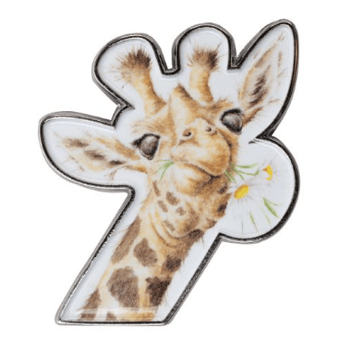 Flowers - Giraffe Pin - Lady of the Lake