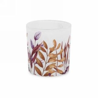 Foliage Motif Votive Holder