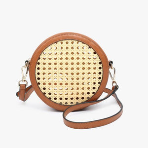 Francis Rattan Circular Crossbody Bag - Lady of the Lake