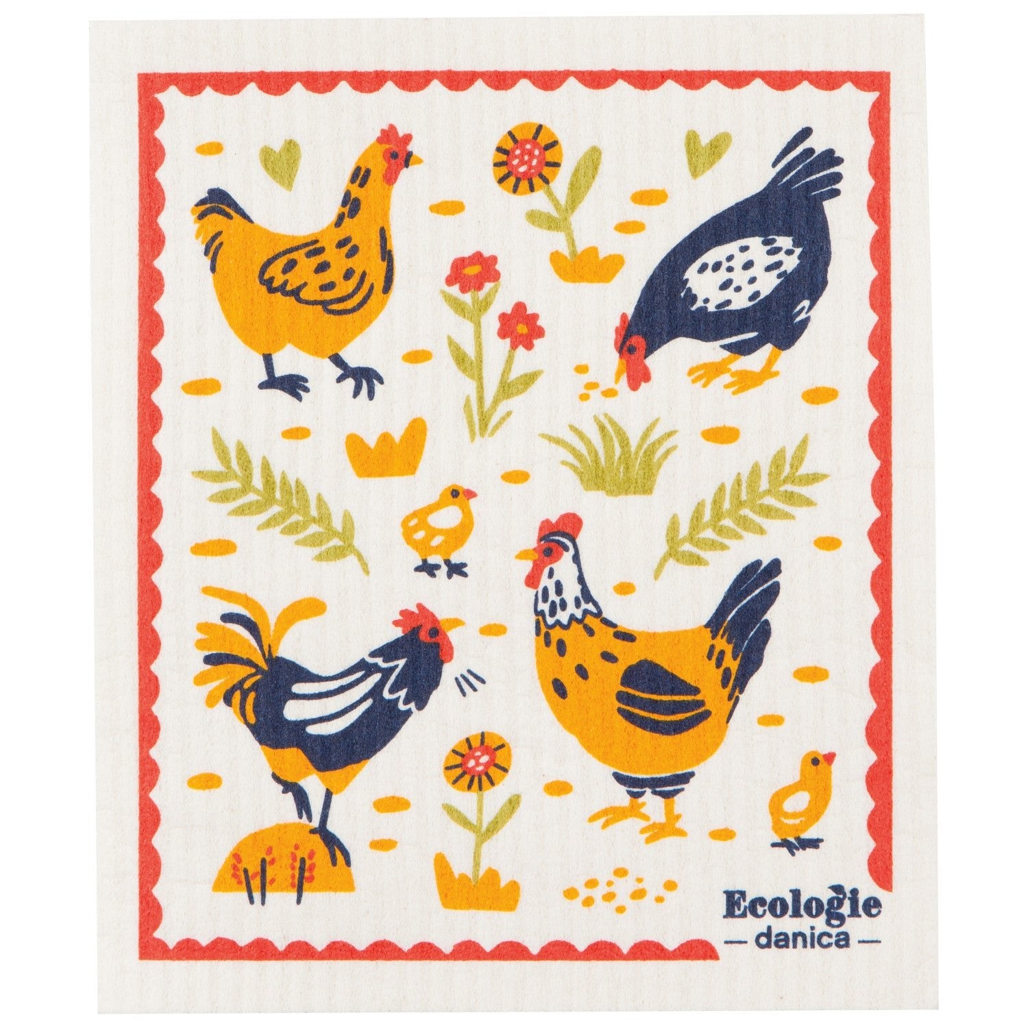 Lady of the Lake Swedish Dishcloth