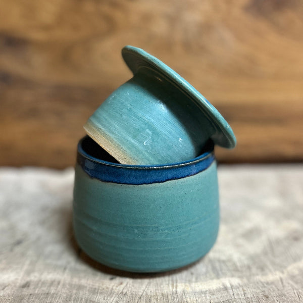 French Butter Bell - The Blue Garden Pottery