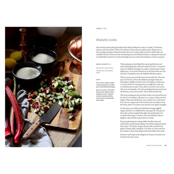 French Kitchen Lessons - Hardcover Book - Lady of the Lake