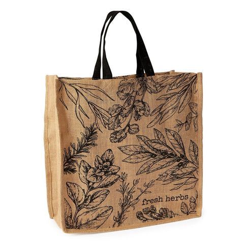 Fresh Herbs Printed Tote - Lady of the Lake