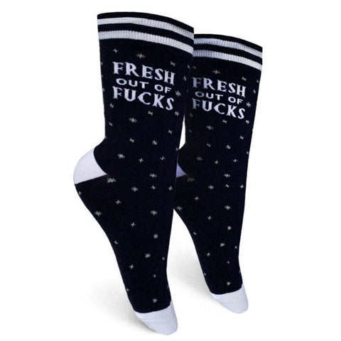 Fresh Out Of Fucks - Women's Crew Socks