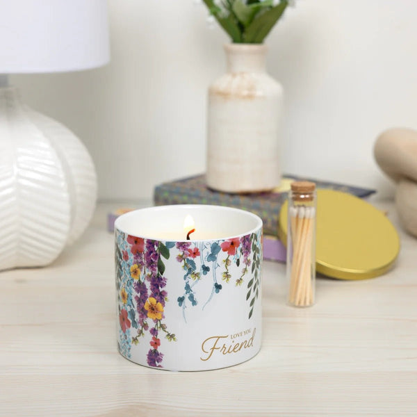 Friend - Soy Wax Candle With Matches - Lady of the Lake