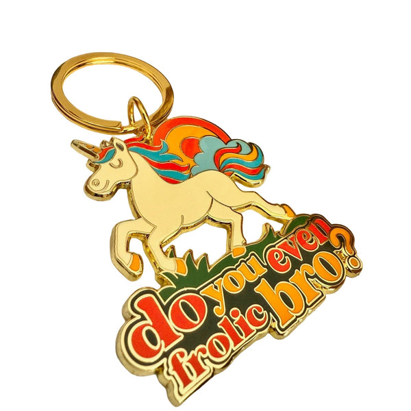 Frolic Unicorn Enamel Keychain - Lady of the Lake