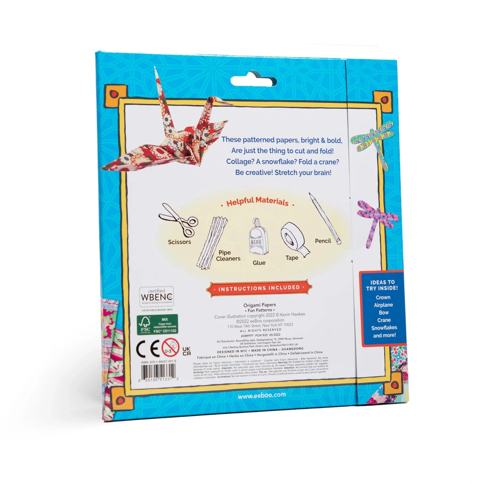 Fun Pappers Fun Patterns Origami Papers – Lady of the Lake