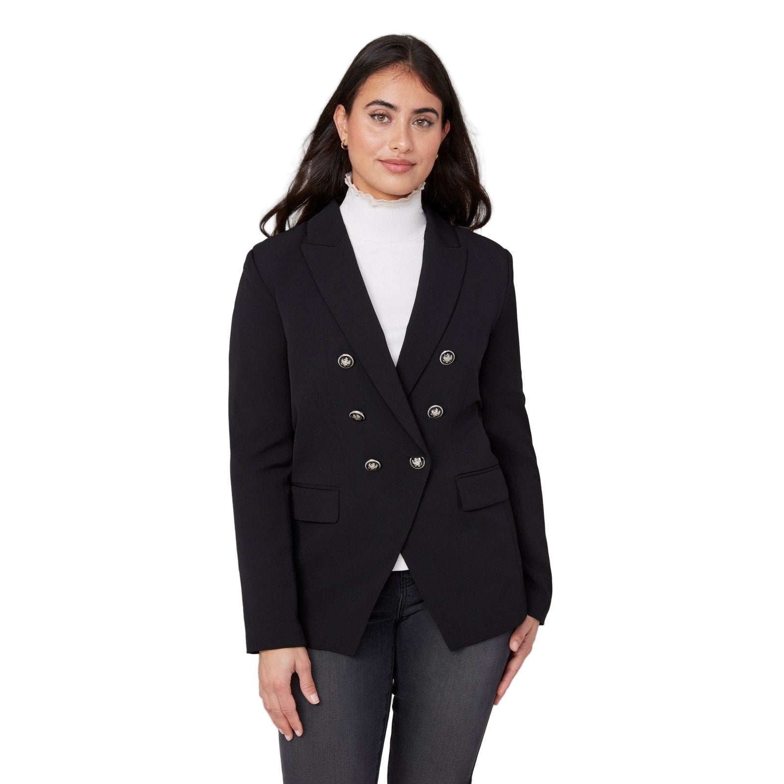 Gabby Mixed Media Woven Jacket - Lady of the Lake