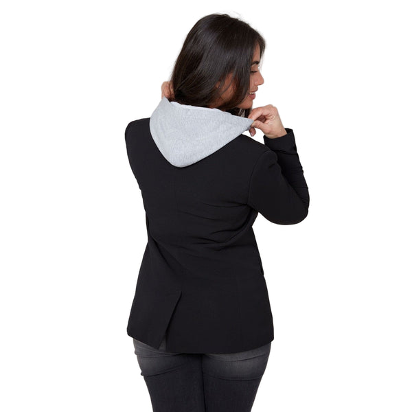 Gabby Mixed Media Woven Jacket - Lady of the Lake