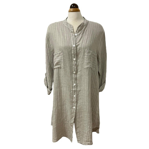 Gaëlle Striped Shirt Dress - Lady of the Lake