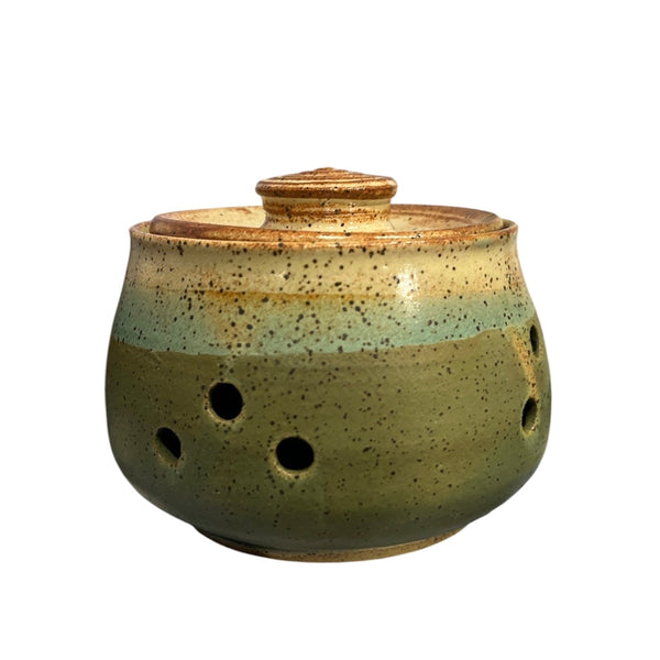 Garlic Keeper - The Blue Garden Pottery - Lady of the Lake