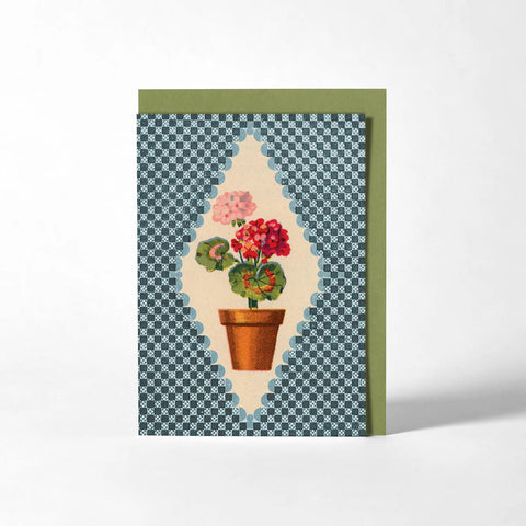 Geranium - Greeting Card - Blank - Lady of the Lake