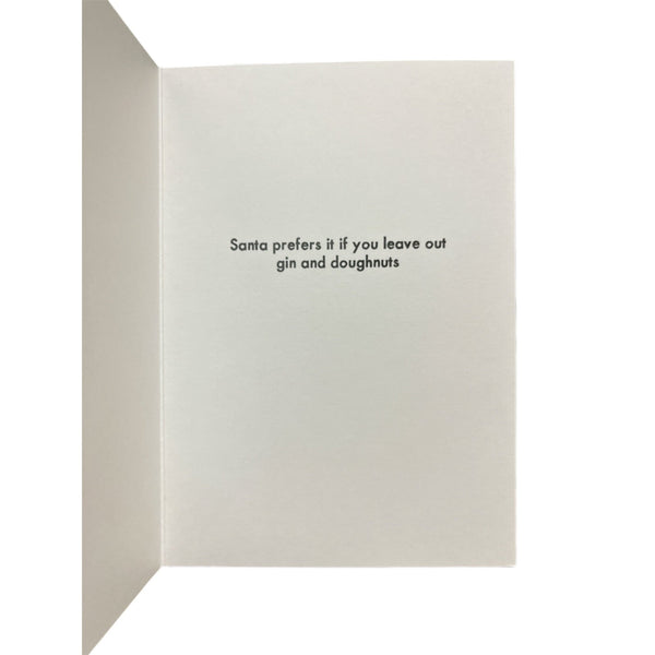 Gin & Doughnuts - Greeting Card - Christmas